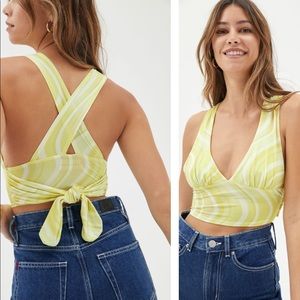 Medium Urban Outfitters Cross Back Top!